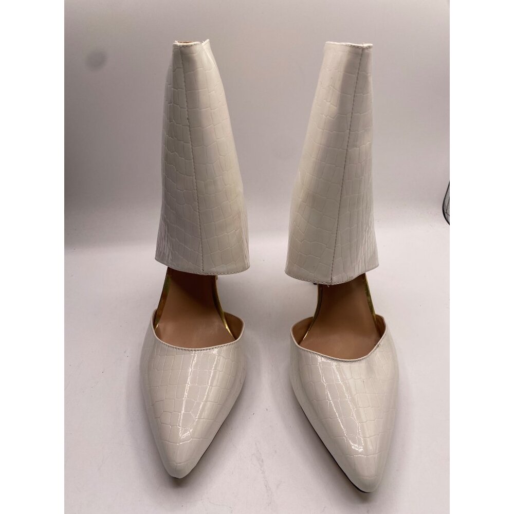 Things Ii Come Women's White Jelyn Luxurious Shooties Size 10.5M NWD (Worn)
